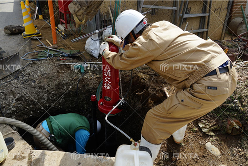 連結送水管・消火栓改修工事