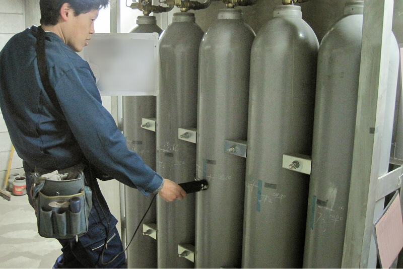 ガス系消火設備点検